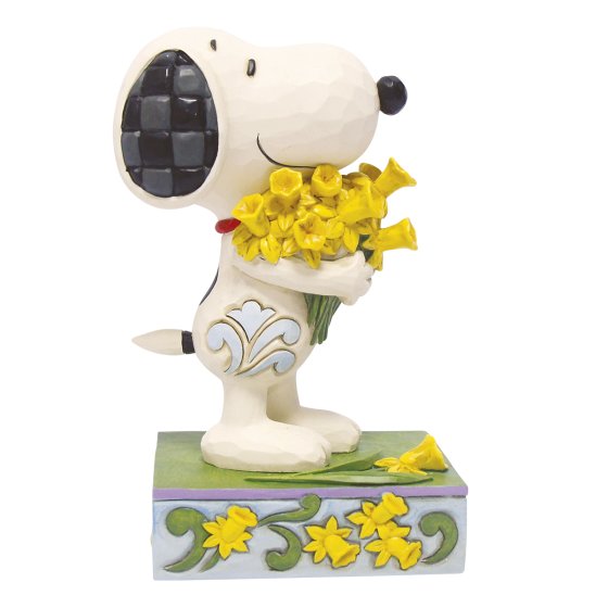 SNOOPY WITH DAFFODILS SNOOPY WITH DAFFODILS