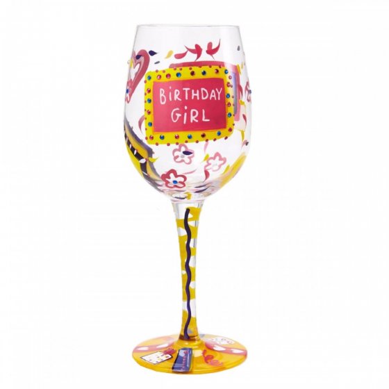 BIRTHDAY GIRL STANDARD WINE GLASS** BIRTHDAY GIRL STANDARD WINE GLASS**