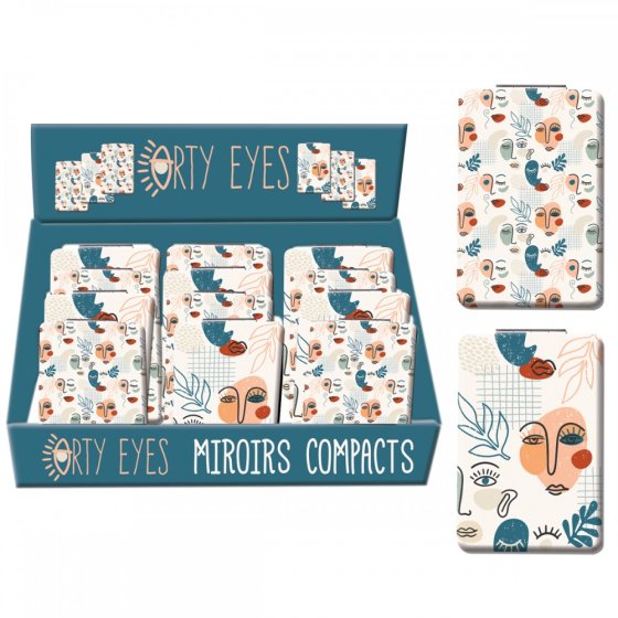 MIROIR ASSORTIS ARTY EYES DANS PRESENTOIR INNER BOX (x 12) MIROIR ASSORTIS ARTY EYES DANS PRESENTOIR INNER BOX (x 12)