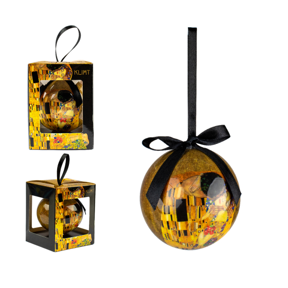 BOULE NOEL LE BAISER KLIMT DANS PACKAGING (x 12) BOULE NOEL LE BAISER KLIMT DANS PACKAGING (x 12)