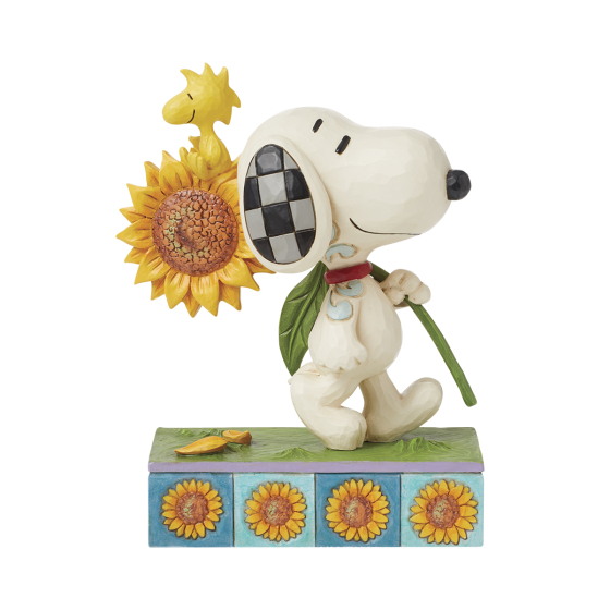 SNOOPY SUNFLOWER FIGURINE SNOOPY SUNFLOWER FIGURINE
