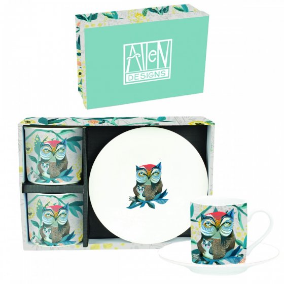 LOT 4 SET 2 TASSES DANS BOITE CADEAU OWL & OWLET LOT 4 SET 2 TASSES DANS BOITE CADEAU OWL & OWLET