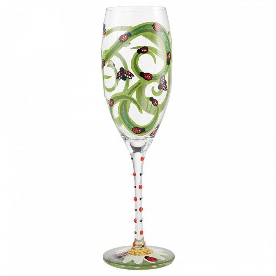 LADY BUG PROSCECCO GLASS### LADY BUG PROSCECCO GLASS###