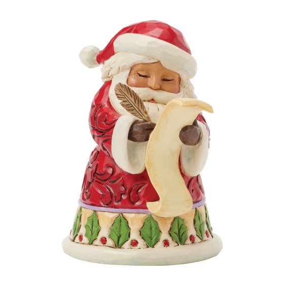 SANTA WITH LIST MINI SANTA WITH LIST MINI