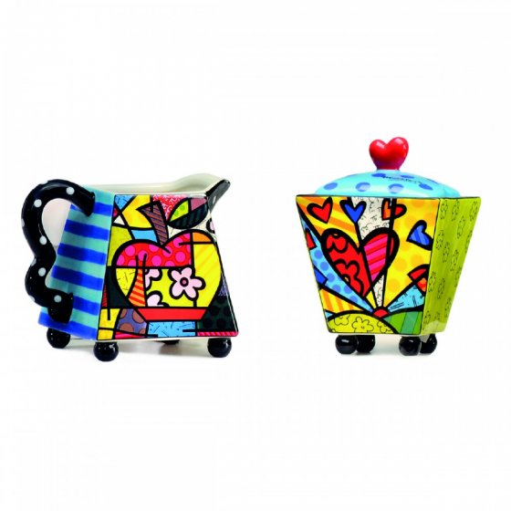 SET POT SUCRE ET CREME COEUR SET POT SUCRE ET CREME COEUR