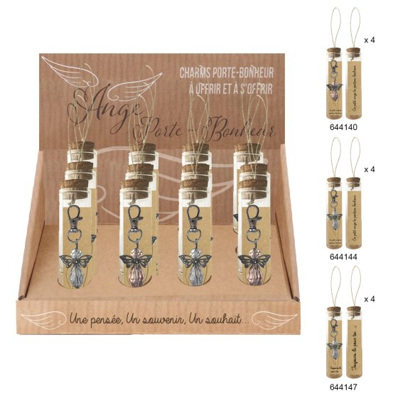 WISH BOTTLE CHARMS ASS. DANS PRESENTOIR (x 12) WISH BOTTLE CHARMS ASS. DANS PRESENTOIR (x 12)