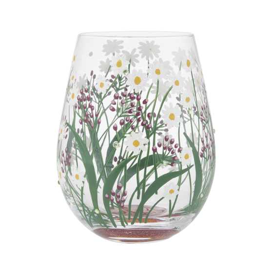 DELICATE FLORALS STEMLESS GLASS DELICATE FLORALS STEMLESS GLASS