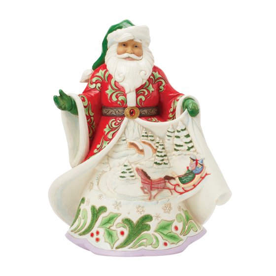 SANTA WITH WINTER SCENE SANTA WITH WINTER SCENE