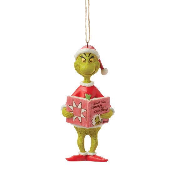 GRINCH WITH BOOK HO GRINCH WITH BOOK HO