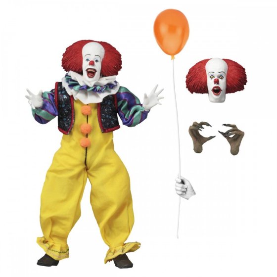 IT - 8" CLOTHED ACTION FIGURE - PENNYWISE (1990) IT - 8" CLOTHED ACTION FIGURE - PENNYWISE (1990)