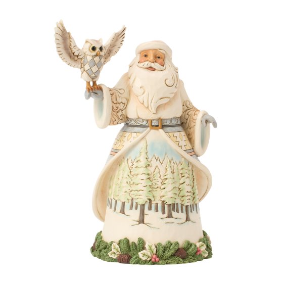 WOODLAND SANTA WITH OWL WOODLAND SANTA WITH OWL