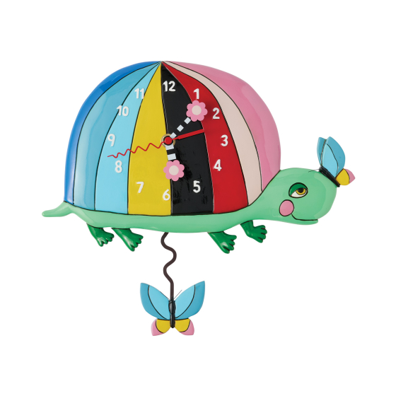 HORLOGE TORTUE ARC-EN -CIEL HORLOGE TORTUE ARC-EN -CIEL