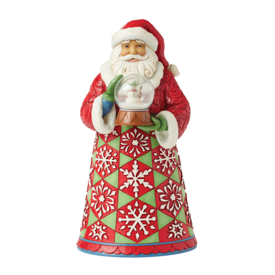 SANTA WITH SNOWGLOBE SANTA WITH SNOWGLOBE
