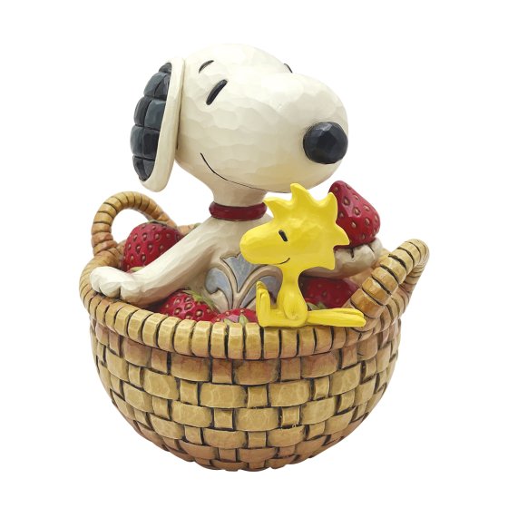 SNOOPY IN BASKET OF STRAWBERRIES SNOOPY IN BASKET OF STRAWBERRIES