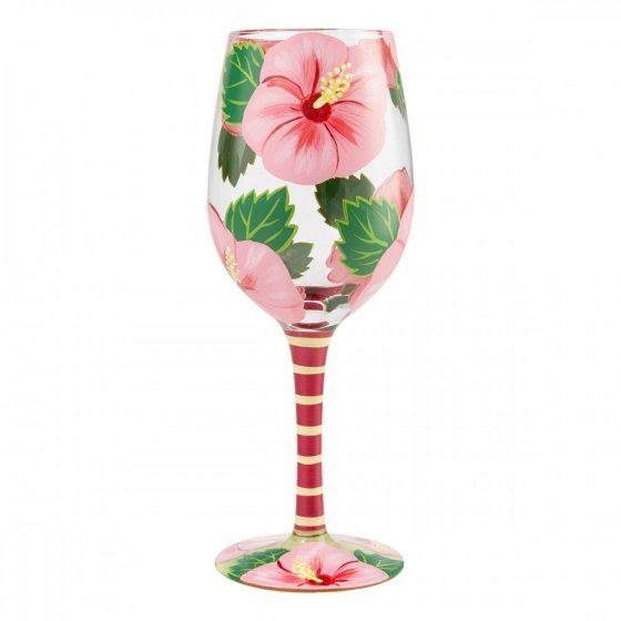HIBISCUS DREAMS WINEGLASS HIBISCUS DREAMS WINEGLASS
